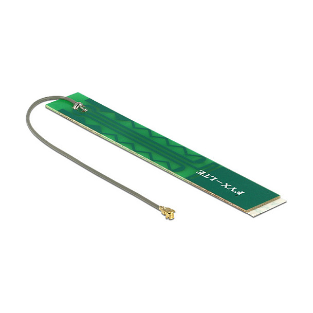 LTE Antena DELOCK Interna PCB (2-3 dBi, MHF I konektor, 10cm kabel, samoljepljiva)-0