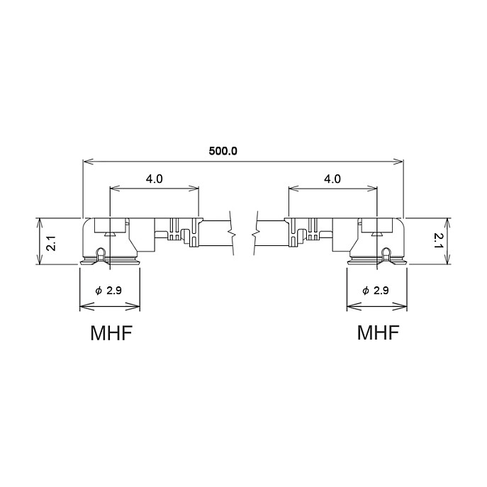 Antenski kabel DELOCK 89611 (MHF I na MHF I, 50 cm, 50 Ohm)-2