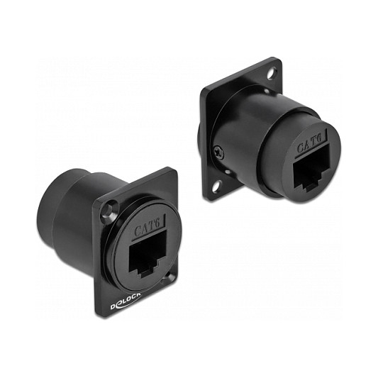 Mrežni modul DELOCK D-Type (RJ45 Cat.6, ženski na ženski)