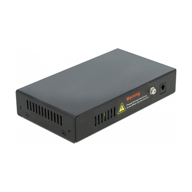 Mrežni Switch DELOCK Gigabit Ethernet (4x PoE Port, 1x SFP Port, Metalno kućište)-1