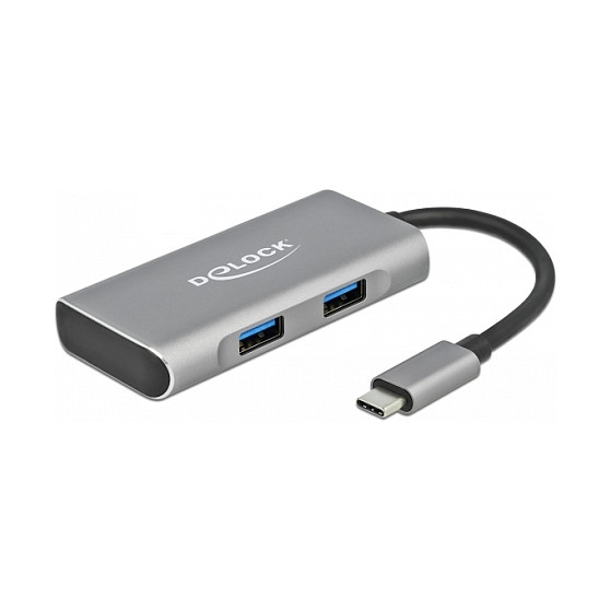 USB-C Hub DELOCK 63260 (2x USB-A, 2x USB-C, 10Gbps)-0