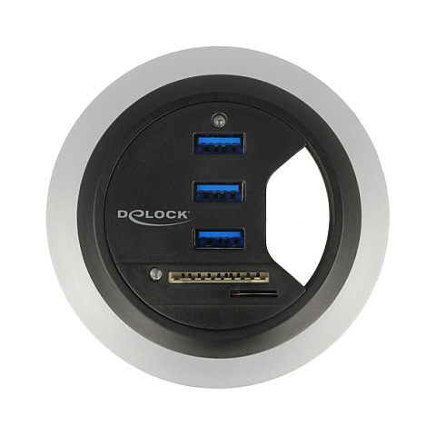 UGRADBENI HUB DELOCK 62869 (3x USB 3.0, čitač SD/Micro SD kartica)-0