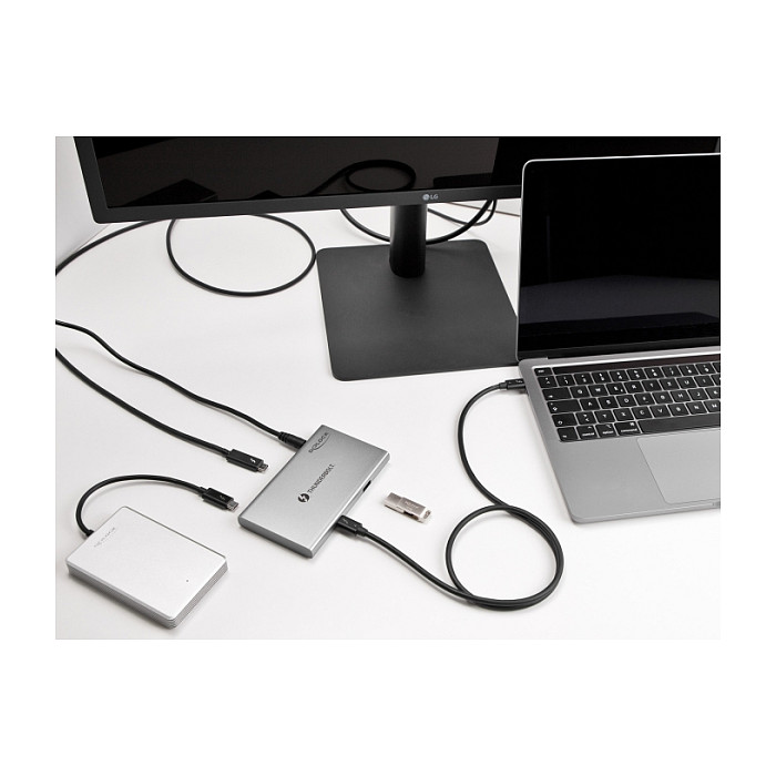 Thunderbolt 4 Hub DELOCK 64157 (3x Thunderbolt 4, 1x USB-A, 8K)-1