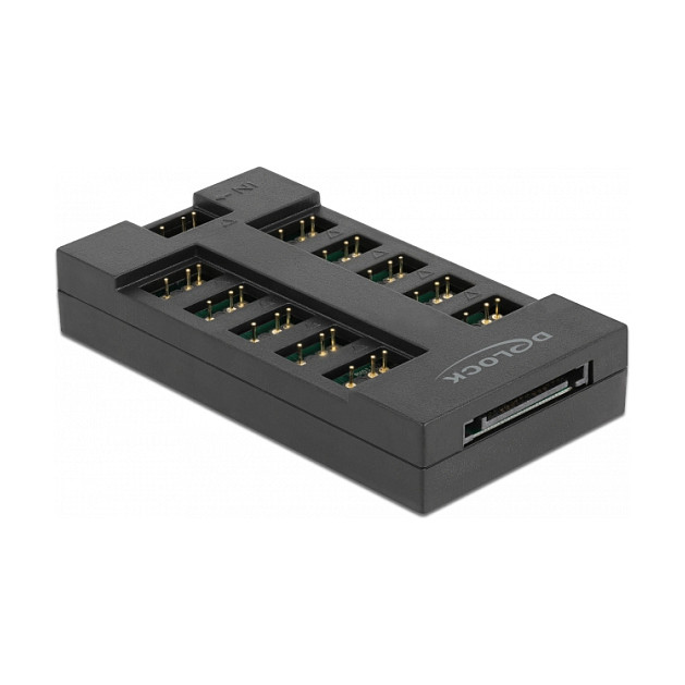 RGB Hub DELOCK za ARGB LED (10 portova, 5V, SATA napajanje)-0