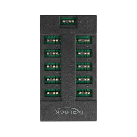 RGB Hub DELOCK za ARGB LED (10 portova, 5V, SATA napajanje)-1
