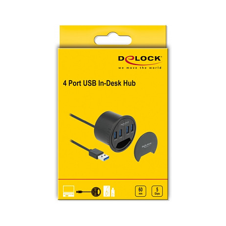 USB Hub DELOCK 4-portni (4x USB-A 3.2 Gen 1)-3