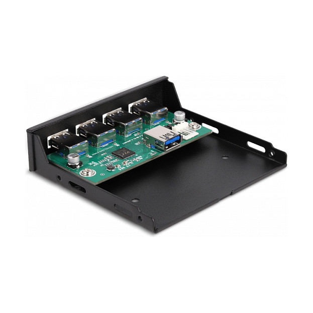Interni USB Hub DELOCK za 3.5" utor (4x USB 3.2 Gen 1, SATA napajanje)-2