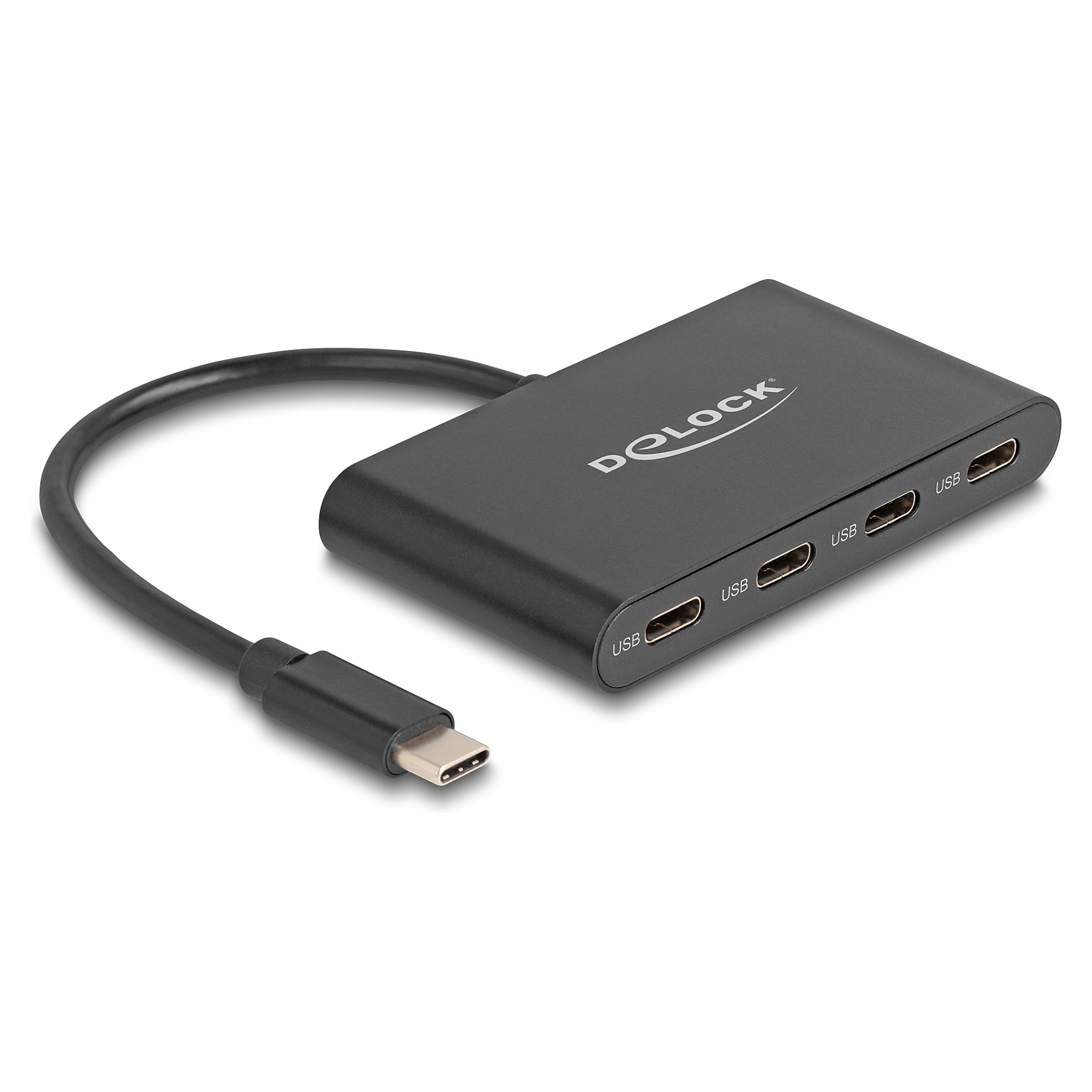 USB-C Hub DELOCK 64129 (4-portni, 10Gbps)-0