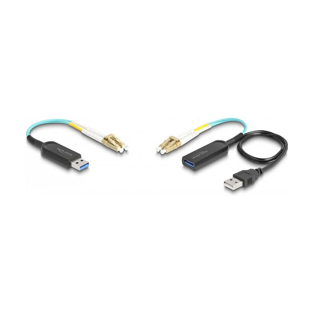 USB Extender Set DELOCK 66466 (10 Gbps, do 100m, LC Duplex)