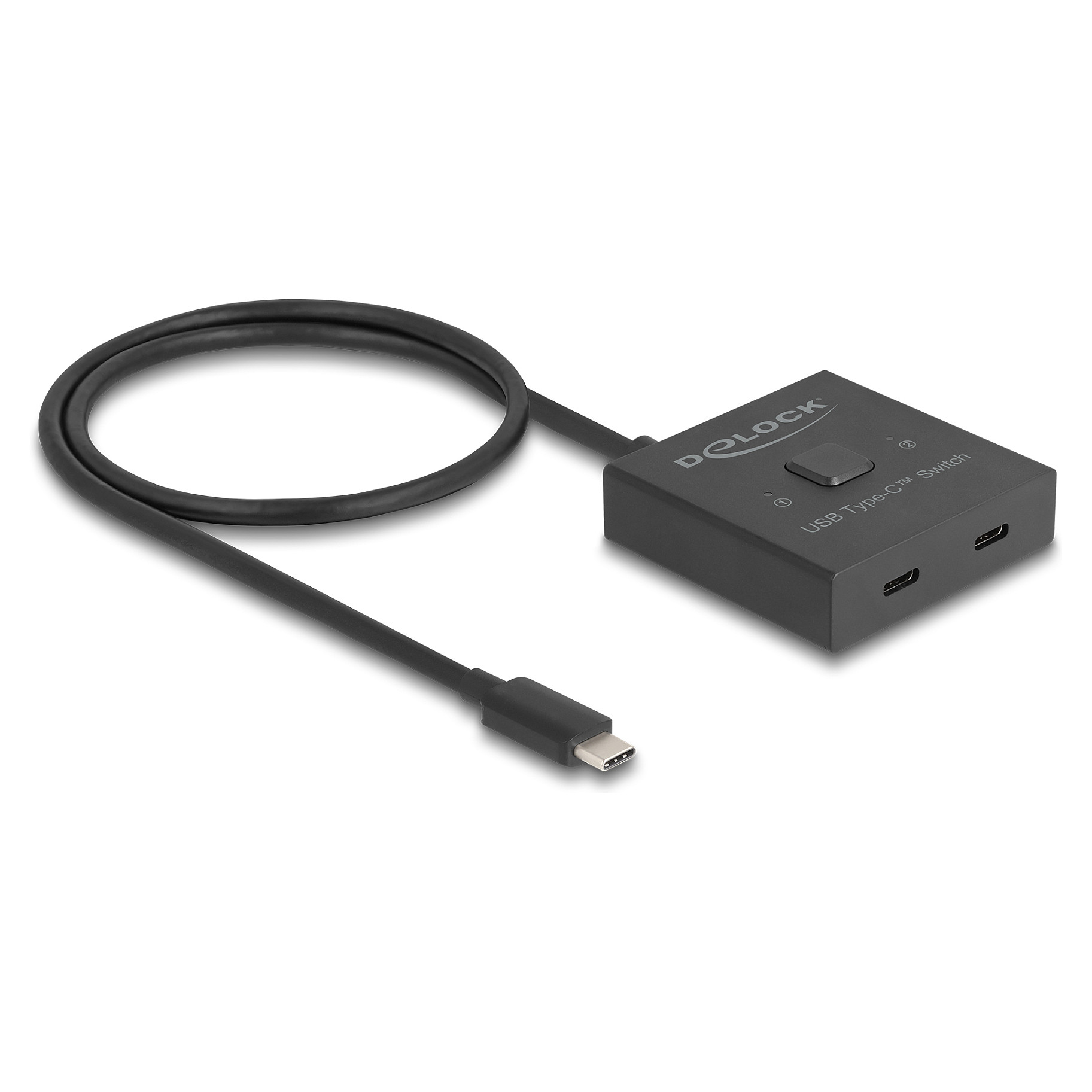 USB-C Switch DELOCK 18911 (2-u-1, 10Gbps, 8K 60Hz, dvosmjerni)