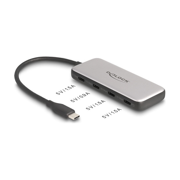 USB-C Hub DELOCK 64261 (4x USB-C, 10Gbps, 85W PD)-1