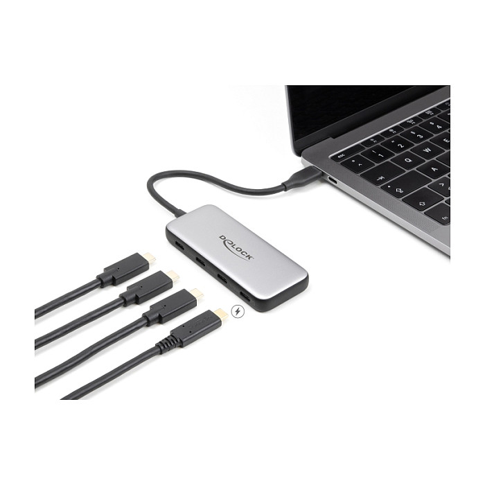 USB-C Hub DELOCK 64261 (4x USB-C, 10Gbps, 85W PD)-2