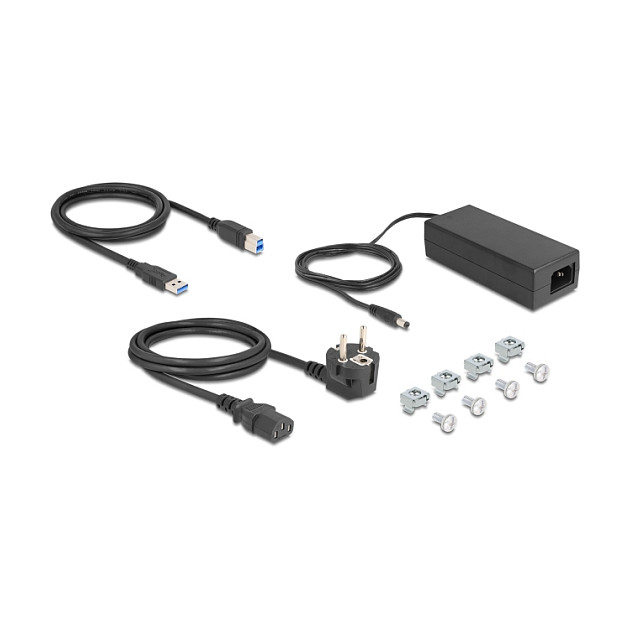 Industrijski USB hub DELOCK (10x USB-A 10Gbps, 19" Rack)-3