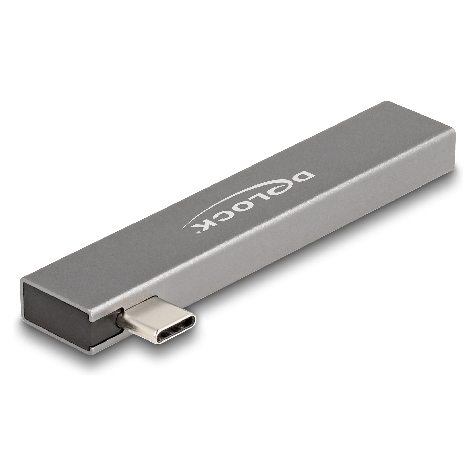 USB-C Hub DELOCK Slim 3-portni (1x USB-C 5Gbps, 2x USB-A 5Gbps)-1