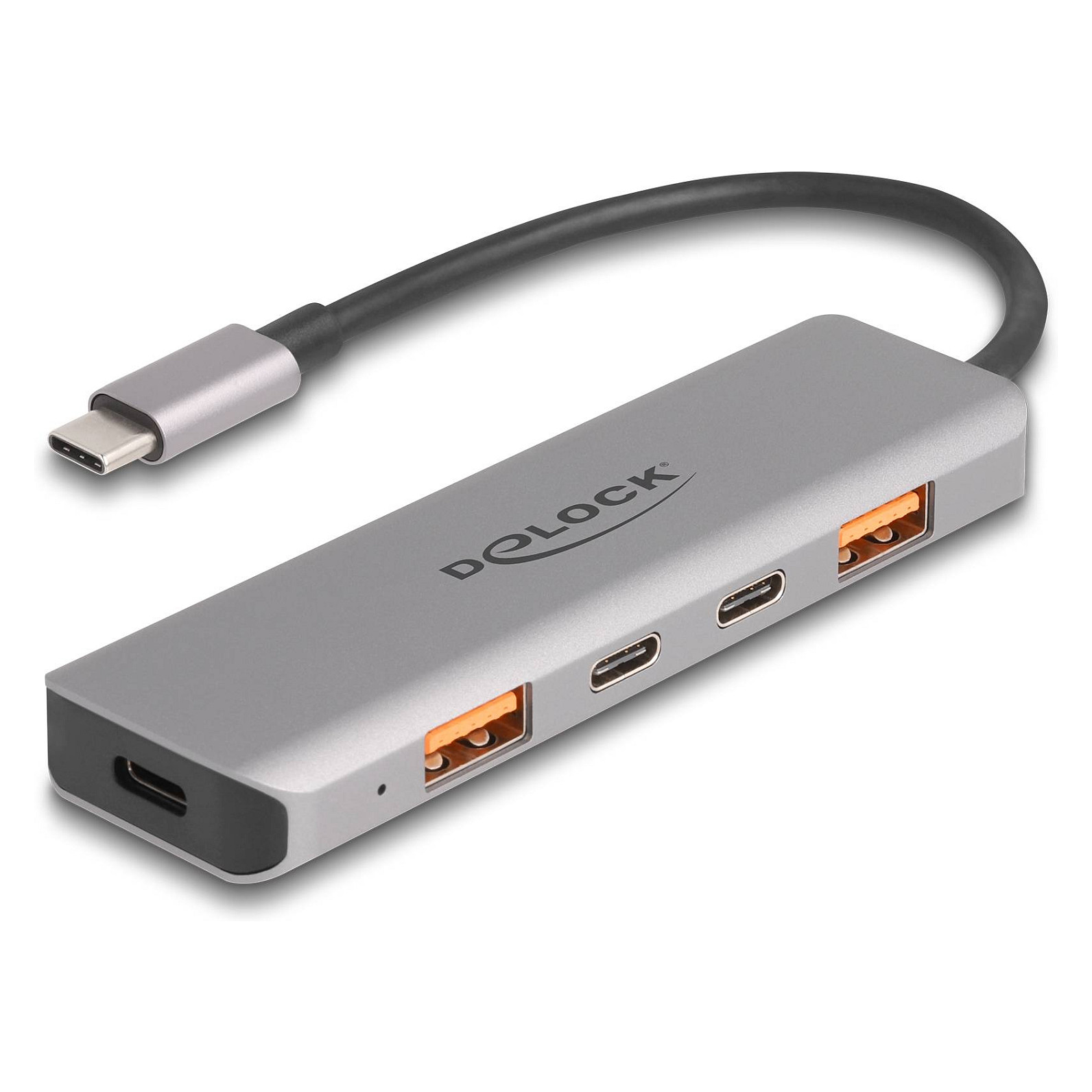 USB-C Hub DELOCK 64302 (4-port, 10Gbps, 2x USB-A, 2x USB-C, PD 95W)