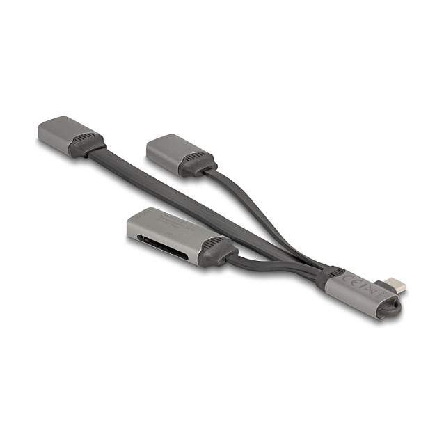 USB-C Hub DELOCK (2x USB, SD/Micro SD čitač kartica)-0