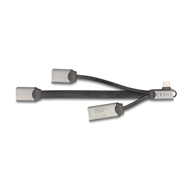 USB-C Hub DELOCK (2x USB, SD/Micro SD čitač kartica)-2