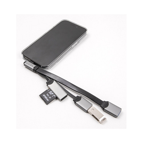 USB-C Hub DELOCK (2x USB, SD/Micro SD čitač kartica)-3