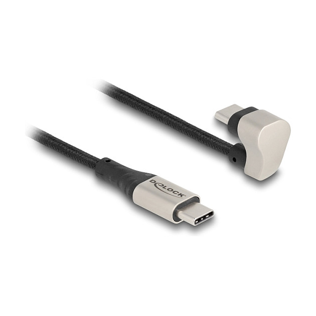 USB-C na USB-C kabel DELOCK (USB 2.0, 180°, 60W PD)-0