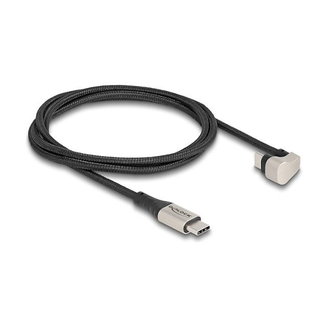 USB-C na USB-C kabel DELOCK (USB 2.0, 180°, 60W PD)-1