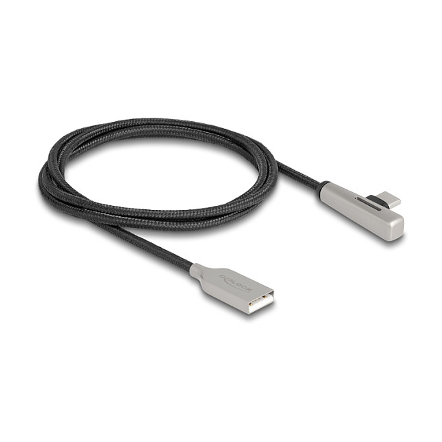 Kabel DELOCK USB-A na USB-C (USB 2.0, 60W, 1m)