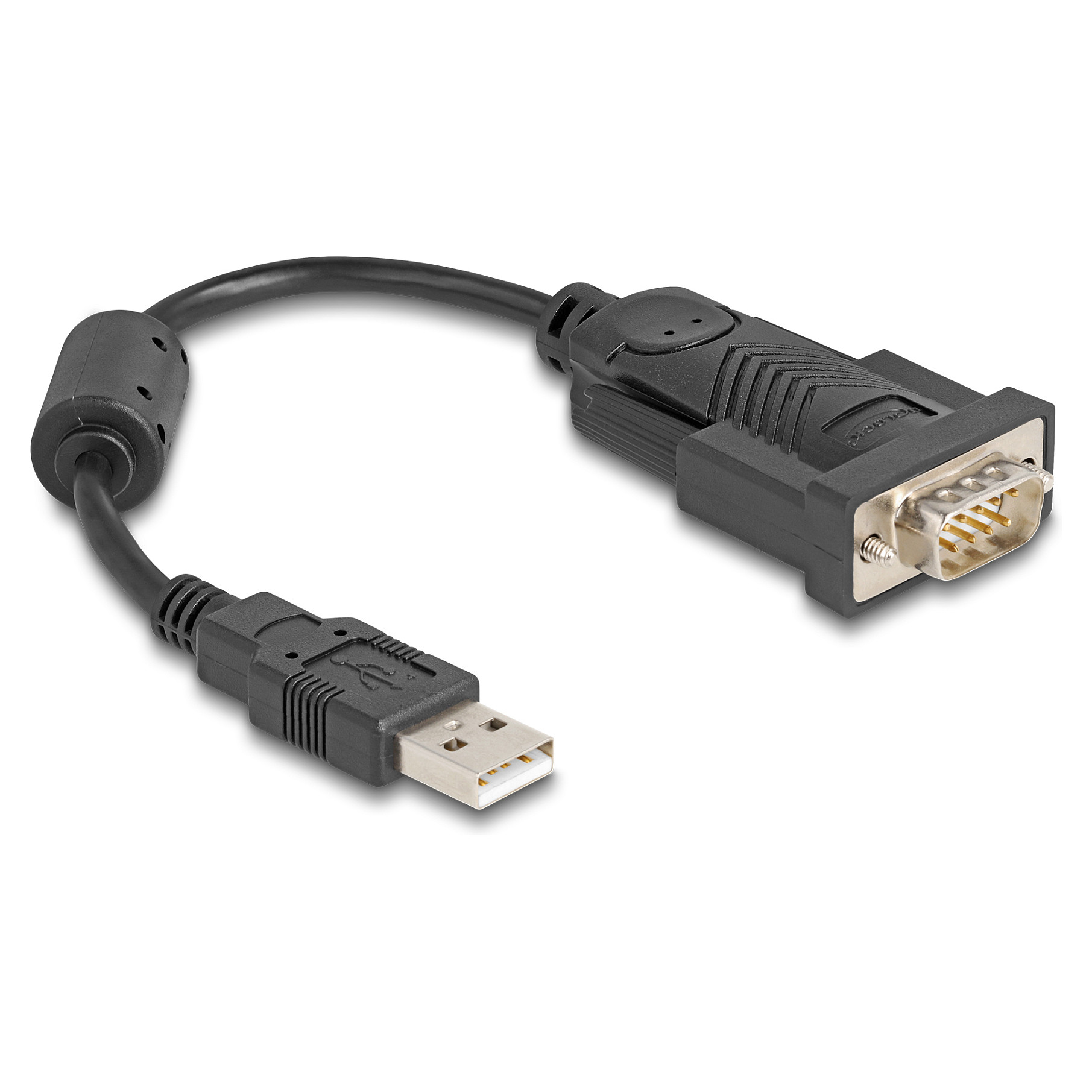 Adapter DELOCK USB 2.0 na Serijski RS-232 DB9 (USB-A M na DB9 M, 0.25m)-0