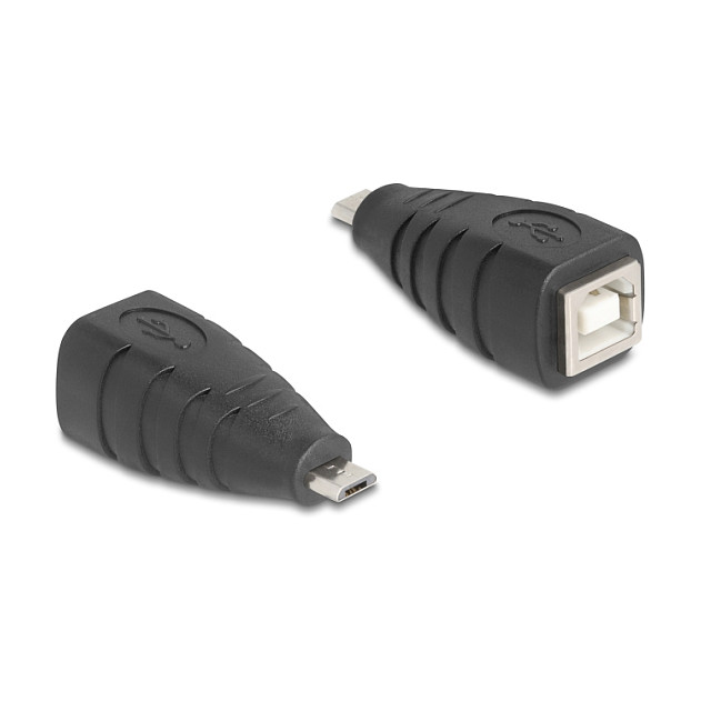 Adapter DELOCK 65201 (USB 2.0 Micro-B muški na USB-B ženski)-0