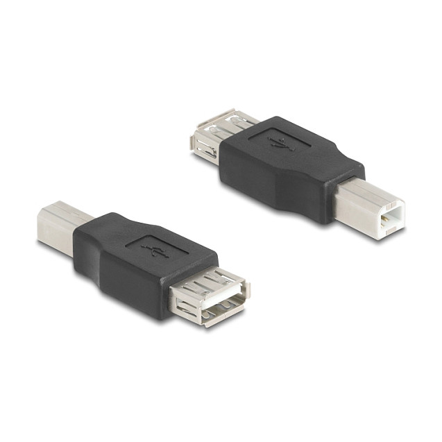 USB 2.0 adapter DELOCK 67199 (USB-B (M) na USB-A (Ž), crni)