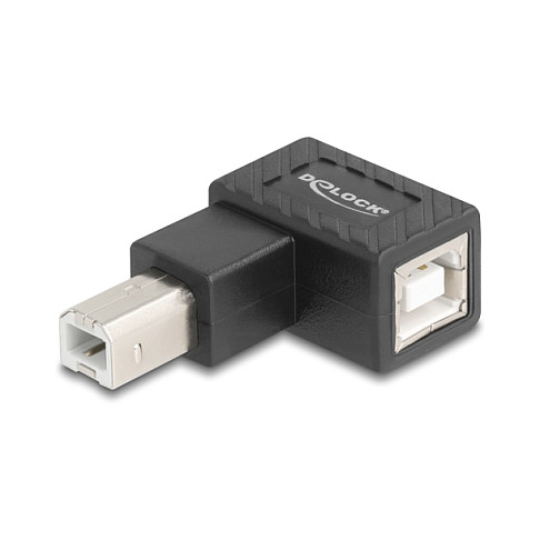 Adapter DELOCK USB 2.0 B (M) na USB B (Ž), 90° lijevo kutni-0
