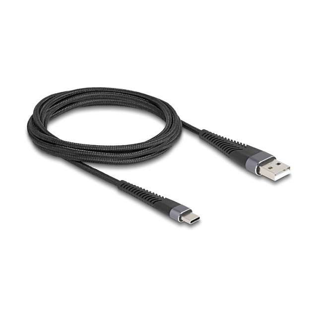 USB-C kabel DELOCK 81122 (USB-A na USB-C, 2.0, 2m, crni)-0
