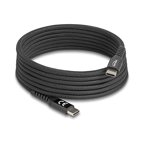 USB-C kabel DELOCK 81120 (USB-C na USB-C, 2.0, PD 60W, 2m)