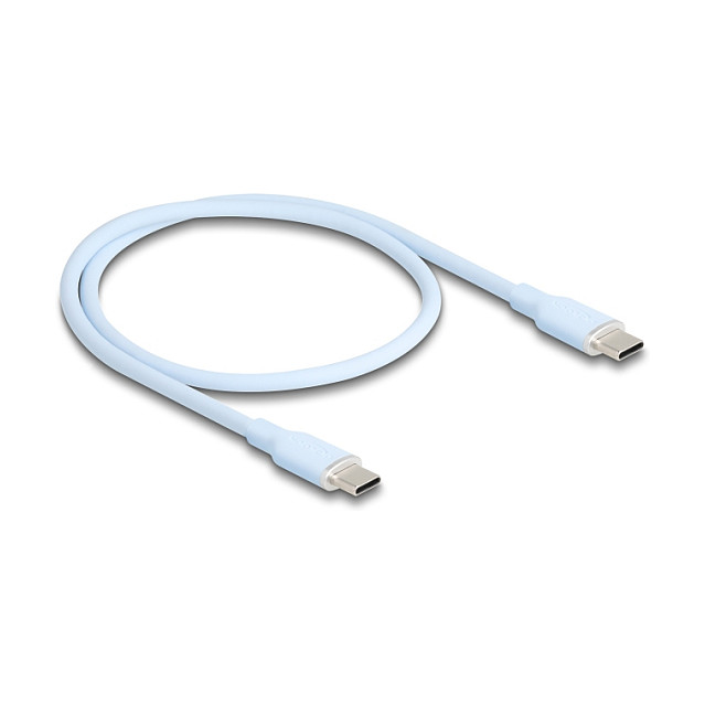 USB-C kabel DELOCK 81233 (USB-C na USB-C, PD 60W, 0.5m, plavi)-0