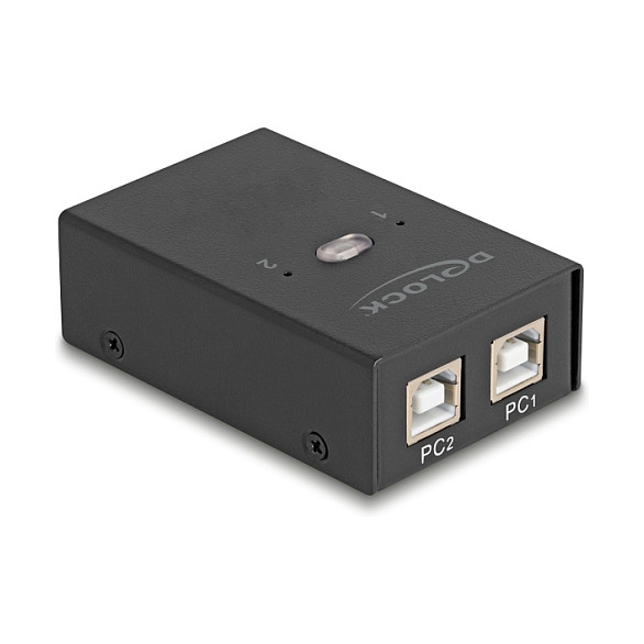 USB 2.0 Switch DELOCK za 2 računala i 4 uređaja (metalno kućište)-0
