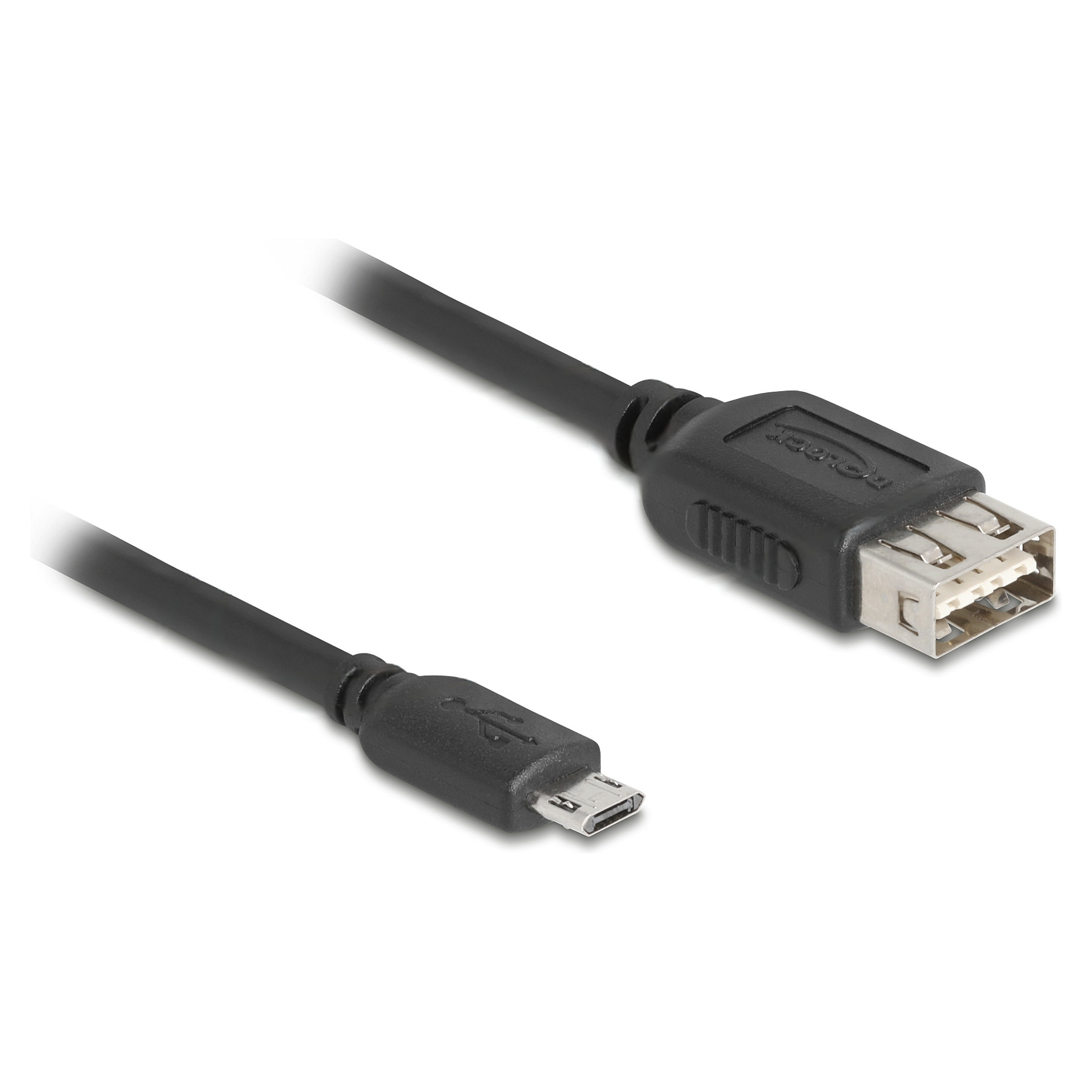 USB OTG Kabel DELOCK EASY-USB 2.0 (Micro-B muški na USB-A ženski, 2m)-0