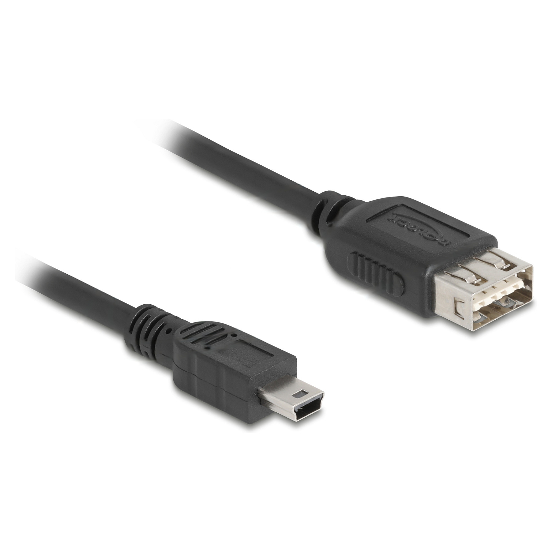 USB OTG Kabel DELOCK Mini-B na EASY USB-A (USB 2.0, 0.5m)-0