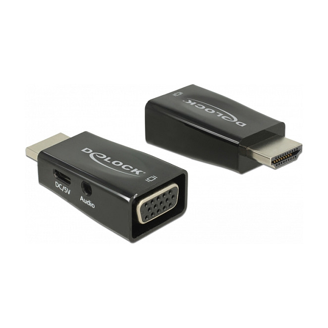 Adapter DELOCK 65901 (HDMI na VGA, s audio izlazom)