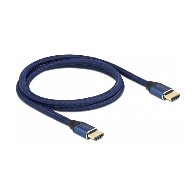 HDMI kabel DELOCK 85446 (Ultra High Speed, 8K 60Hz, 48 Gbps, 1m, plavi)-1