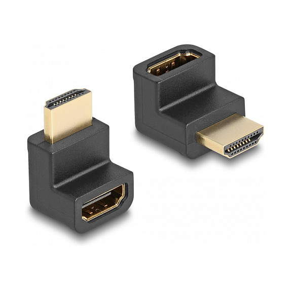 HDMI adapter DELOCK 66458 (8K 60Hz, 90°, M/Ž)