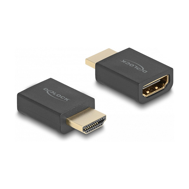 HDMI adapter DELOCK 66460 (8K 60Hz, M/Ž, crni)
