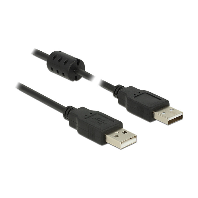 USB kabel DELOCK 84888 (USB-A 2.0 (M) na USB-A 2.0 (M), 0.5m, crni)