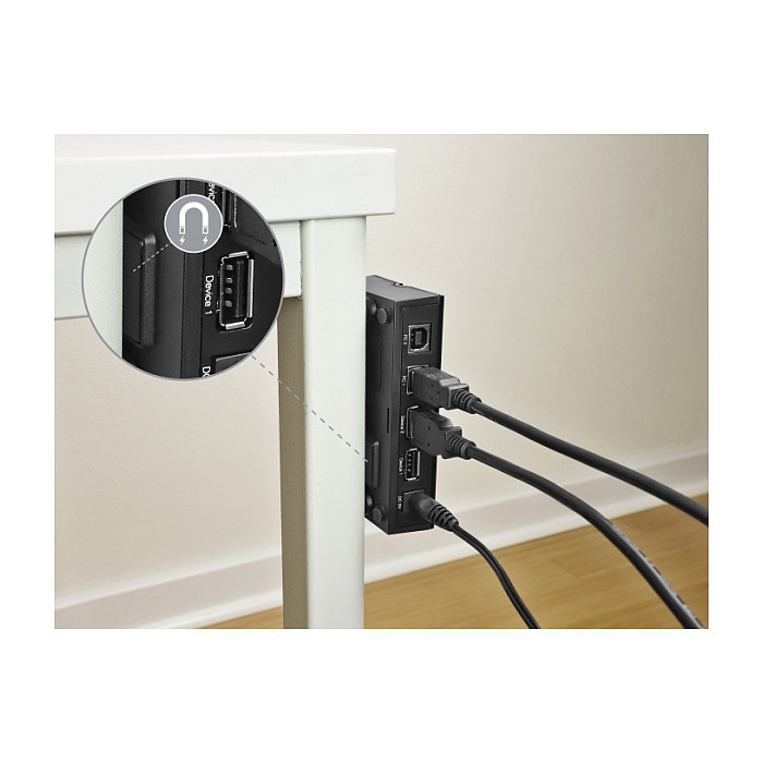 USB Switch DELOCK 11492, 2 računala na 2 uređaja-1