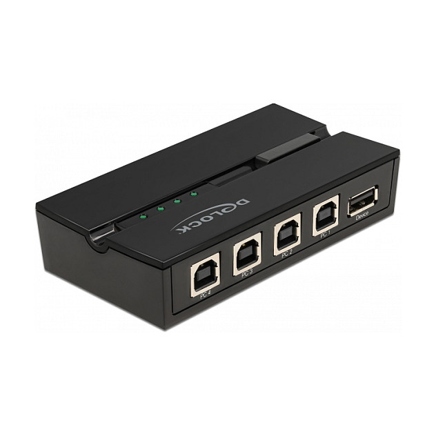USB 2.0 Switch DELOCK 11493 (4 PC na 1 uređaj, 4x USB-B na 1x USB-A)-0