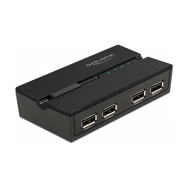 USB Switch DELOCK 11494 (4 PC na 4 uređaja, USB 2.0)