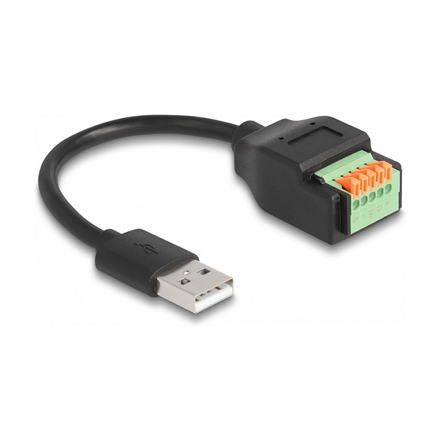 USB 2.0 adapter kabel DELOCK USB-A na terminalni blok (15cm)