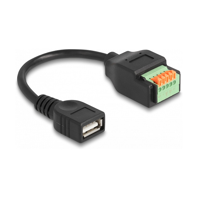 Adapter DELOCK USB 2.0 na Terminal Block (USB-A Ž, 15cm)-0
