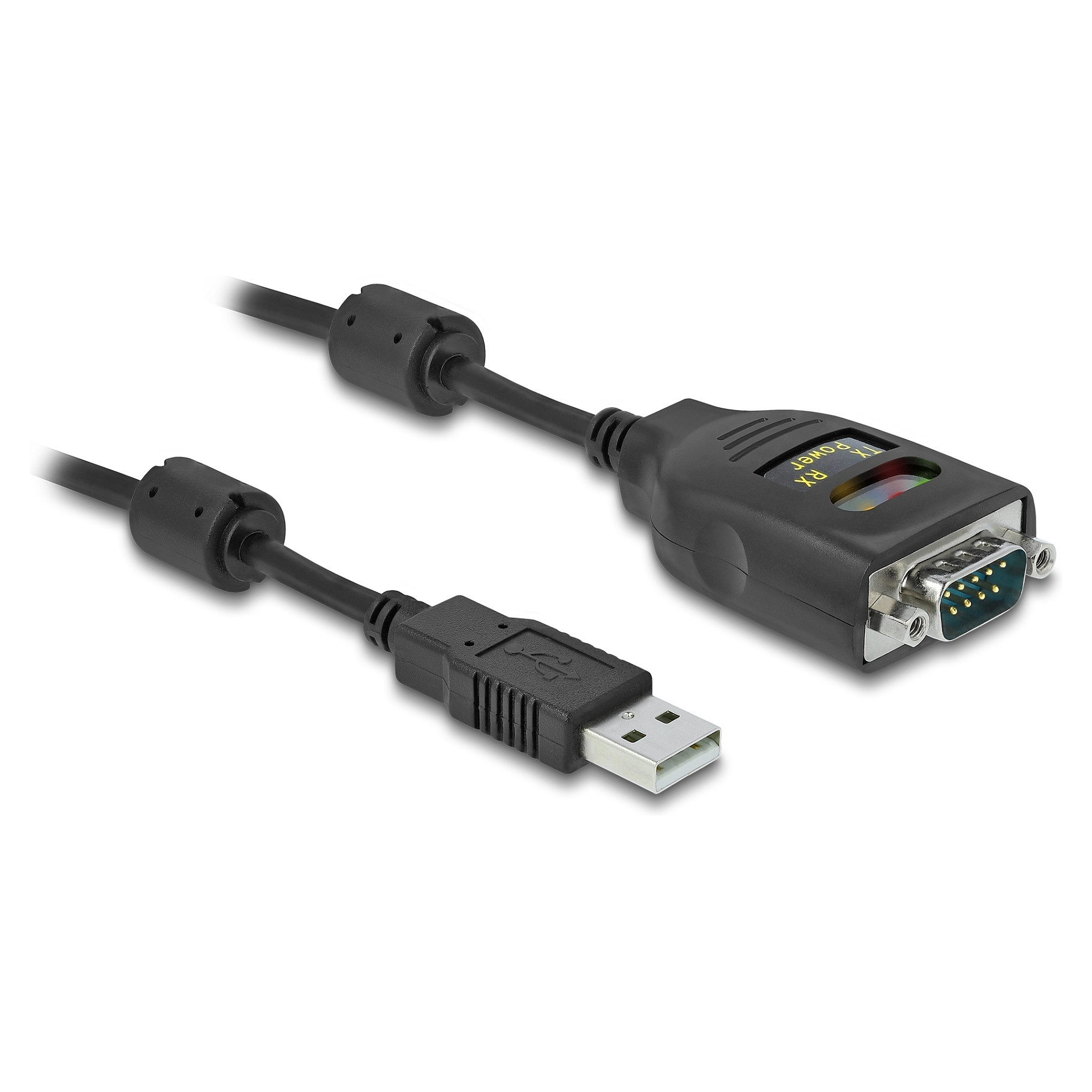 Adapter DELOCK 64154 USB-A 2.0 na serijski RS-232 (2.5kV galvanska izolacija, 2m)-0
