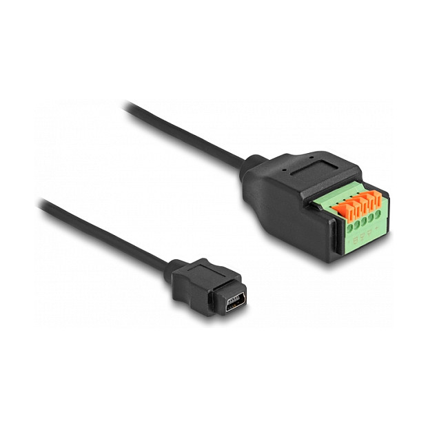 USB adapter kabel DELOCK 66252 (USB 2.0 Mini-B ženski na 5-pinski terminalni blok, 15 cm)-0