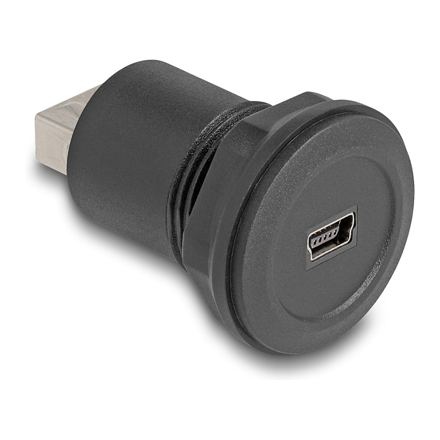 Ugradbeni USB adapter DELOCK 66742 (USB-A na Mini-B, crni)