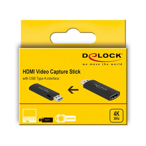 HDMI video capture stick DELOCK (USB-A, 4K 30Hz)-1