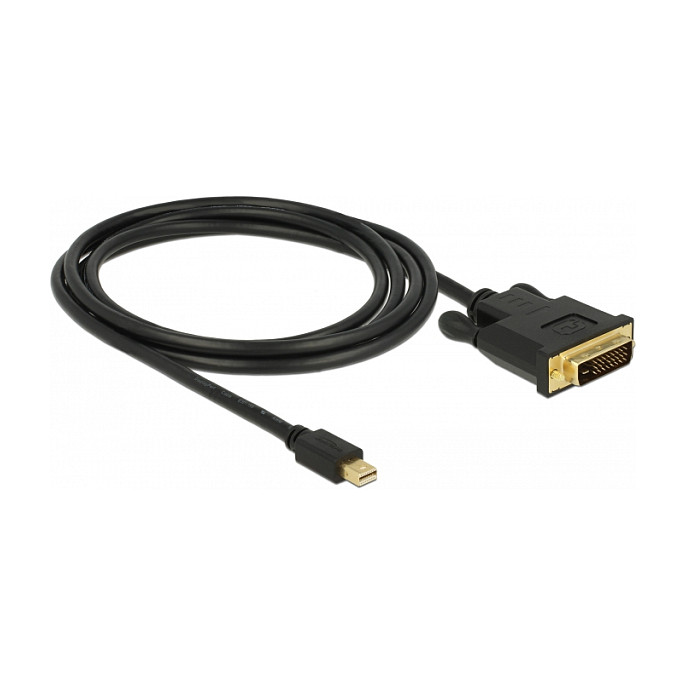 Kabel DELOCK mini DisplayPort na DVI (2m, 1920x1200@60Hz)-1